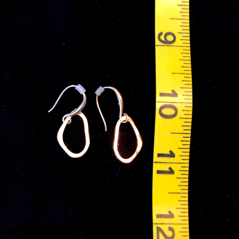 Gold tone earrings